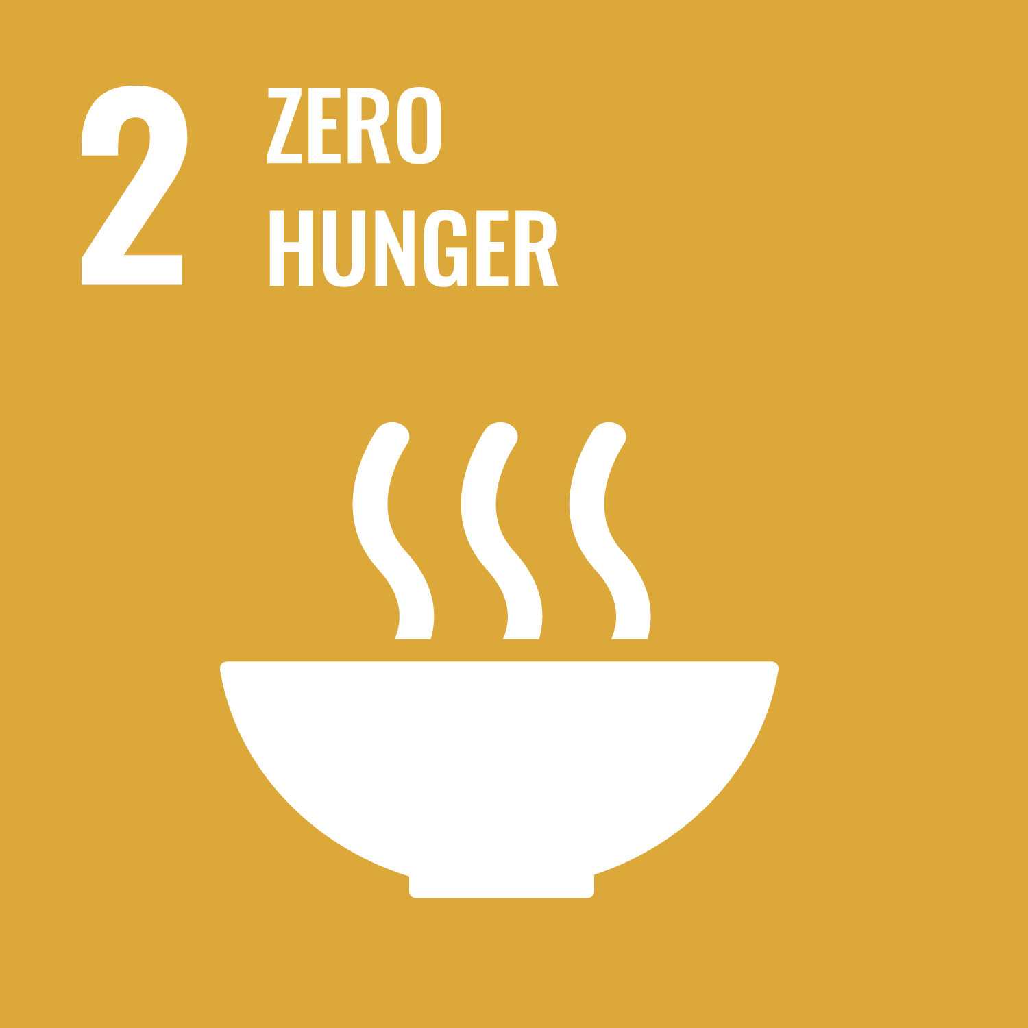 icon of UN Sustainable Development Goal 2: 2. Zero Hunger