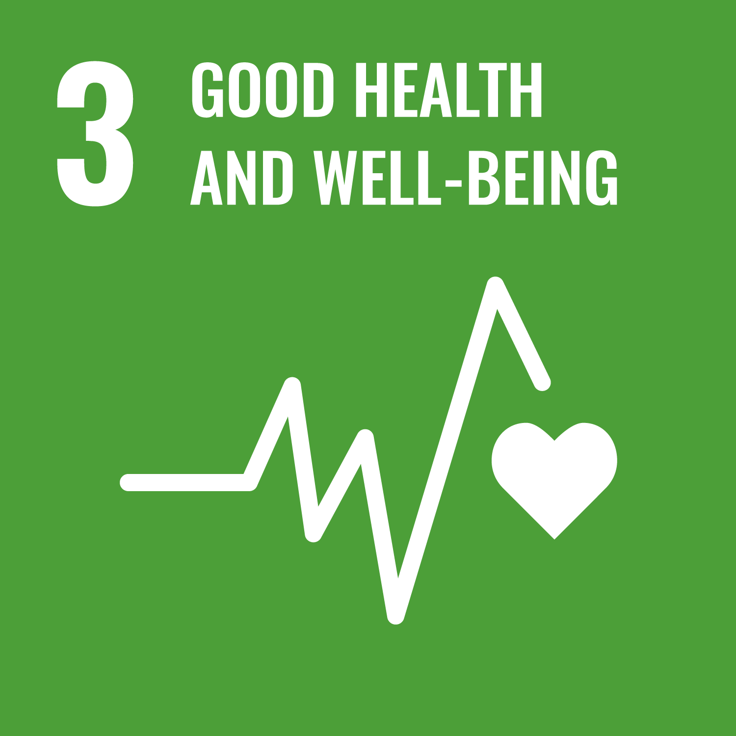 icon of UN Sustainable Development Goal 3: 3. Good Health and Well-being