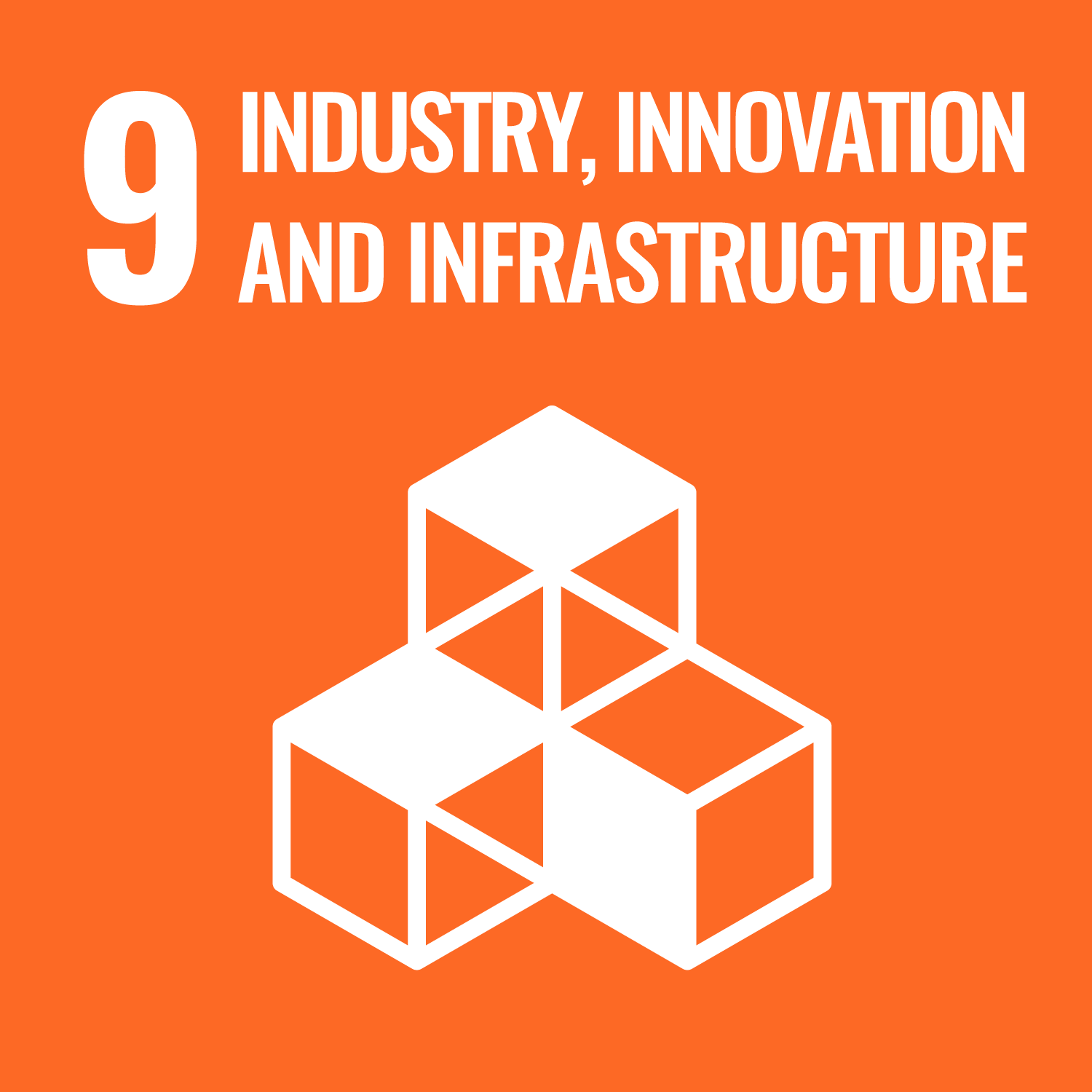 icon of UN Sustainable Development Goal 9: 9. Industry, Innovation and Infrastructure